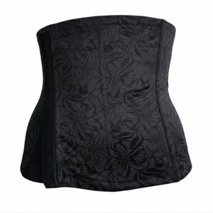 NWT Maidenform Black Waist Cincher Corset XL Firm Control Shapewear